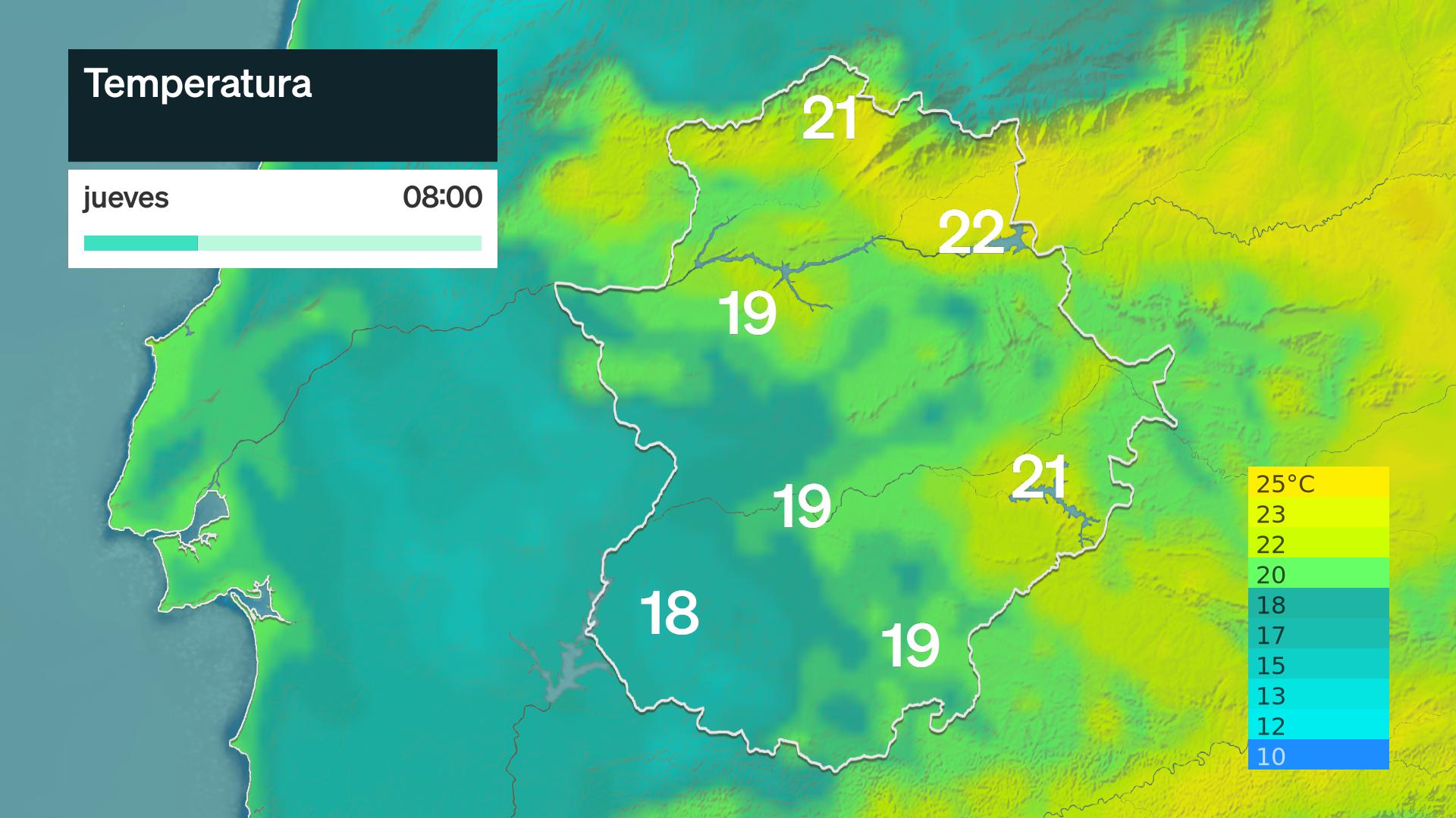 Temperatura mínima prevista