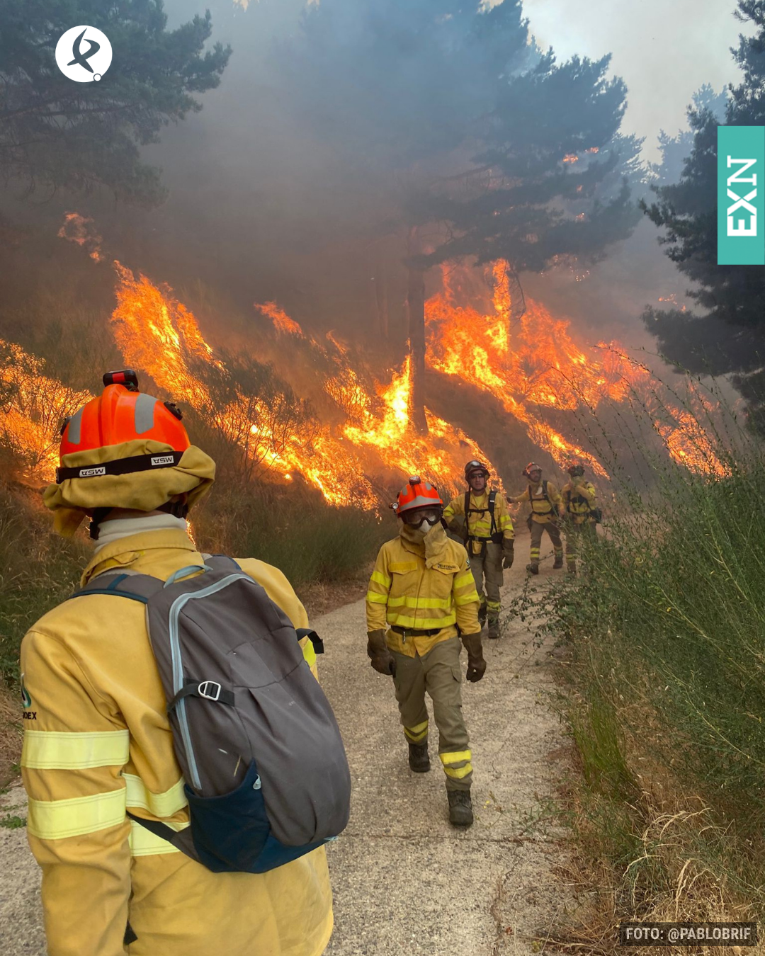Incendios forestales en Extremadura