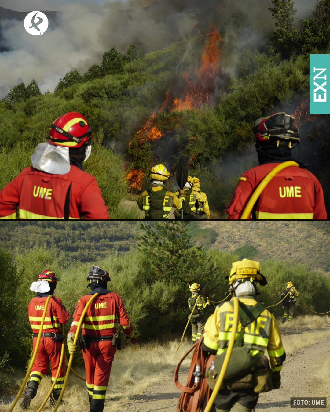 Incendios forestales en Extremadura