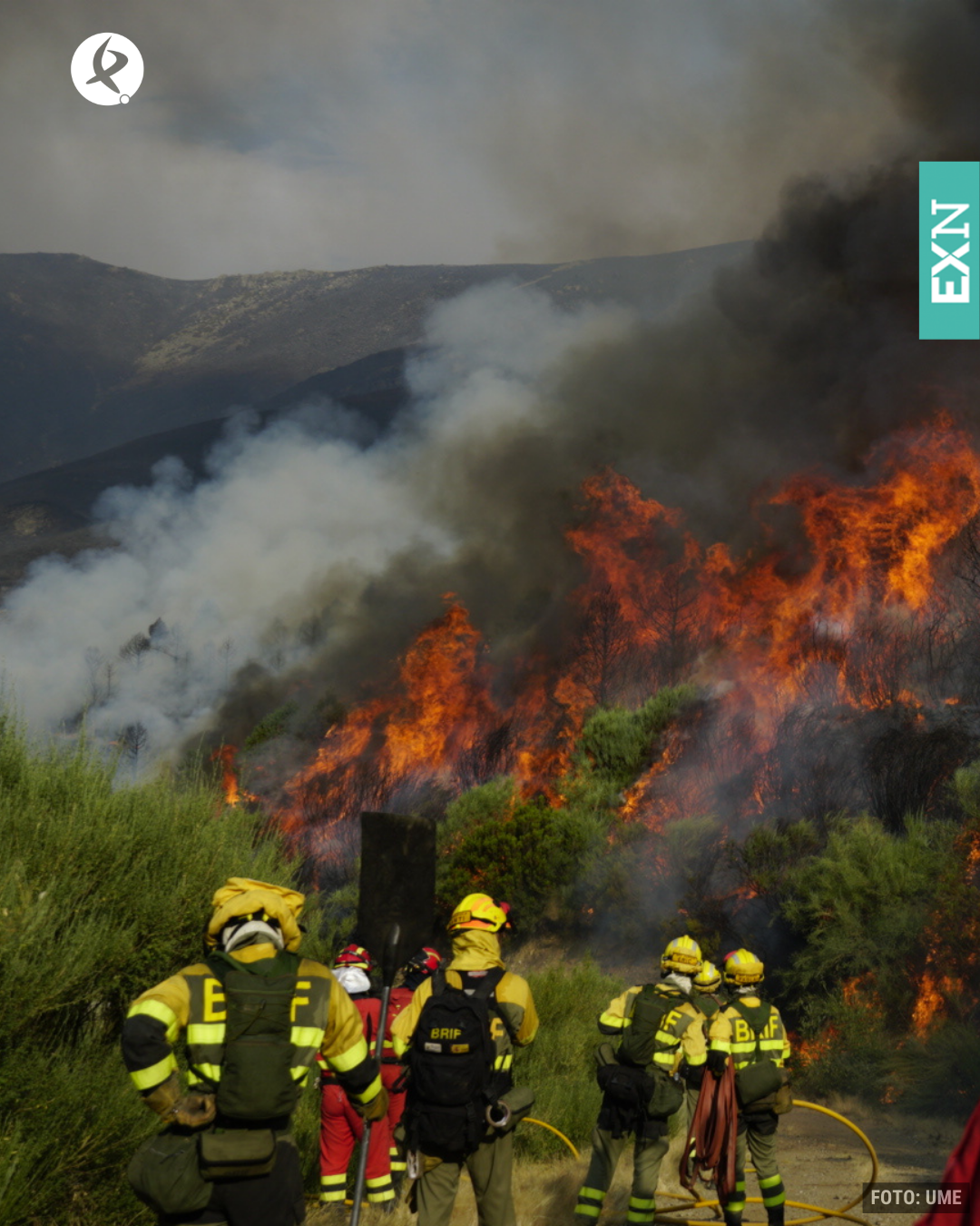 Incendios forestales en Extremadura
