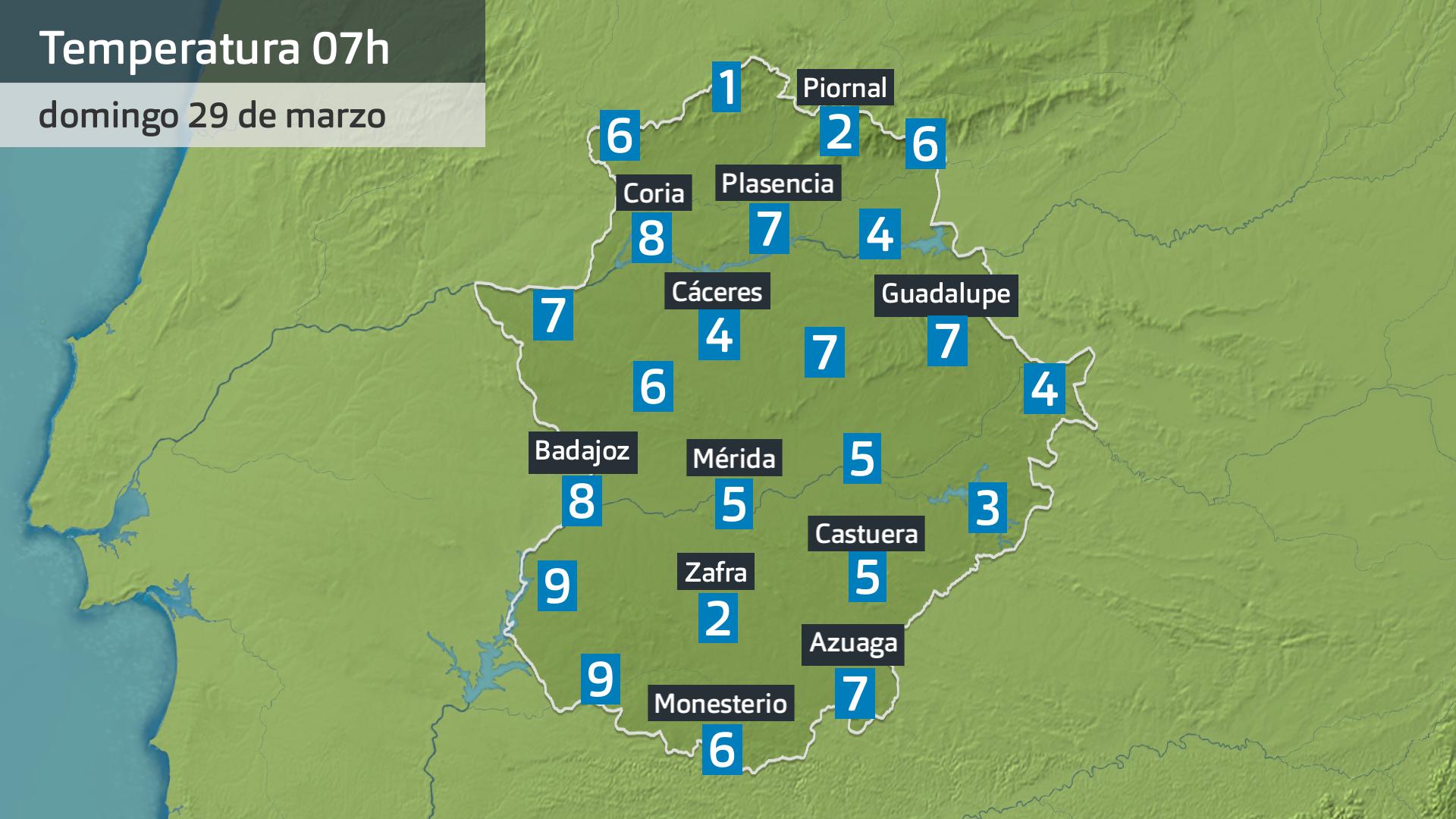 Previsión Extremadura