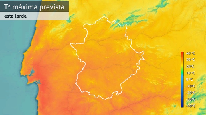 Temperatura máxima prevista para hoy miércoles 5 de abril