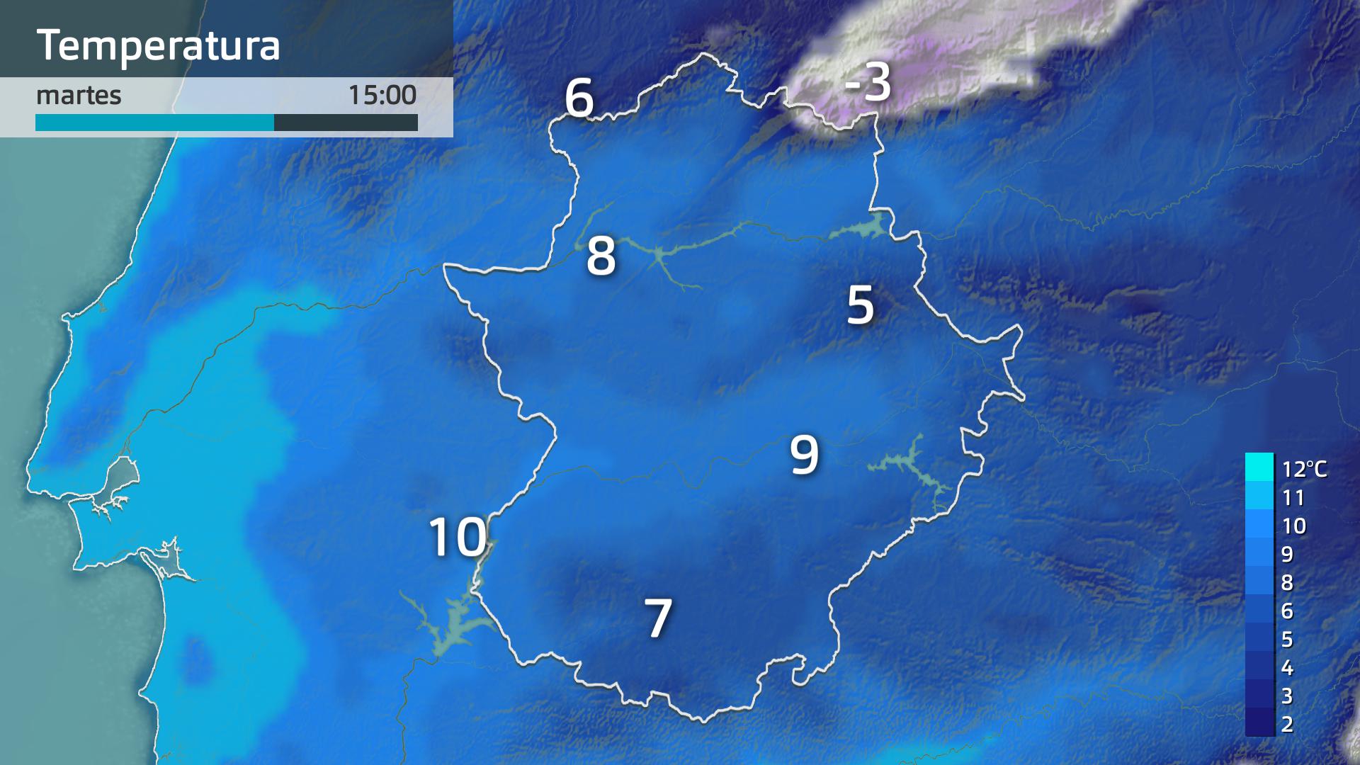 Temperatura máxima prevista