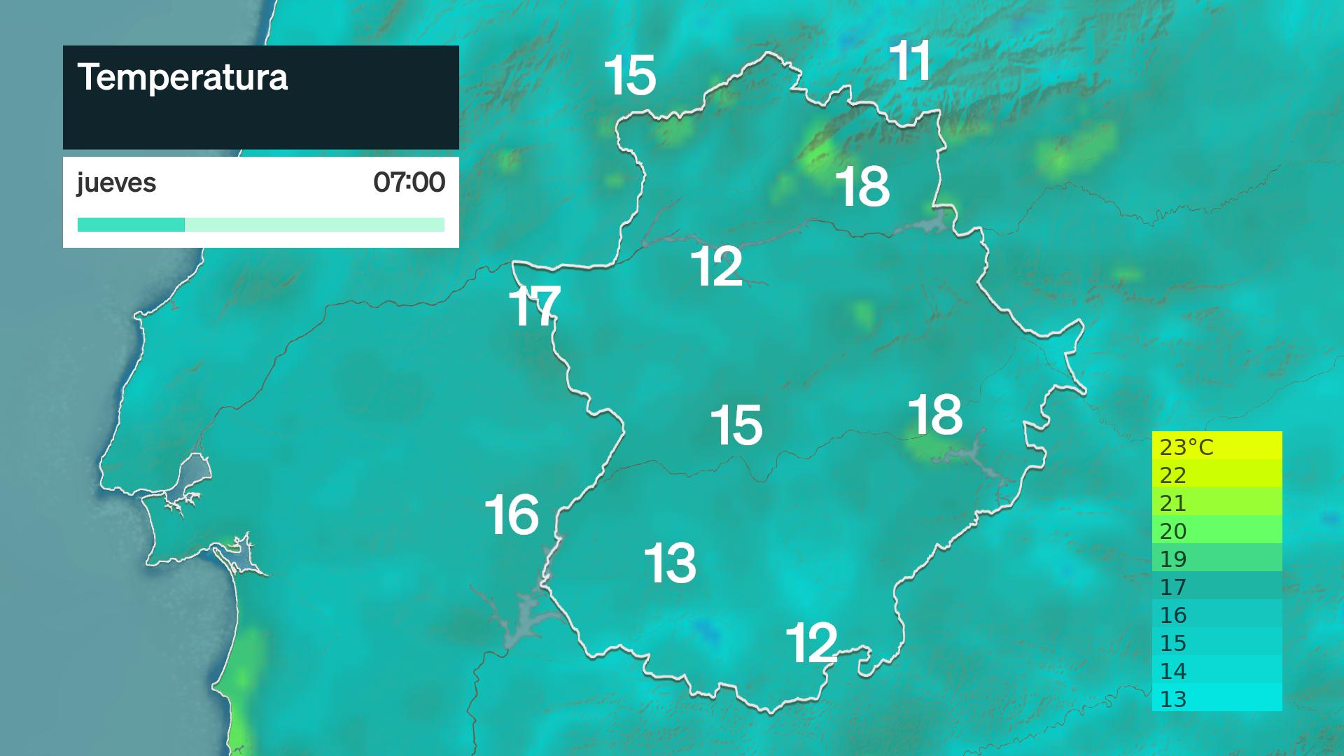 Temperatura mínima prevista