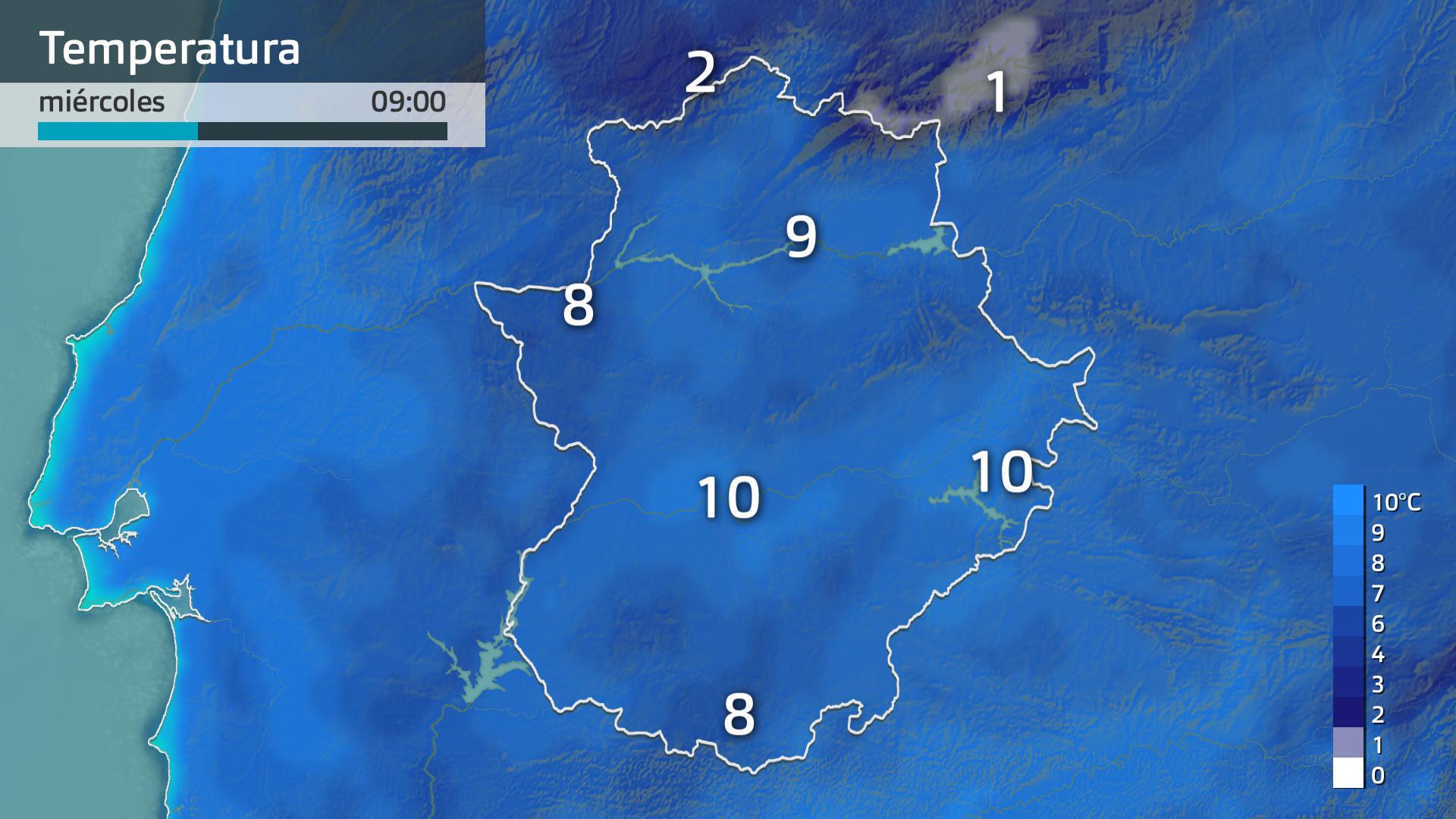 Temperatura mínima prevista