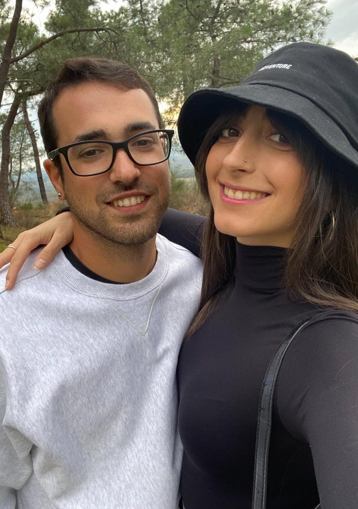 Cristina y Borja, la pareja de Jaraíz de la Vera agraciada con el Gordo