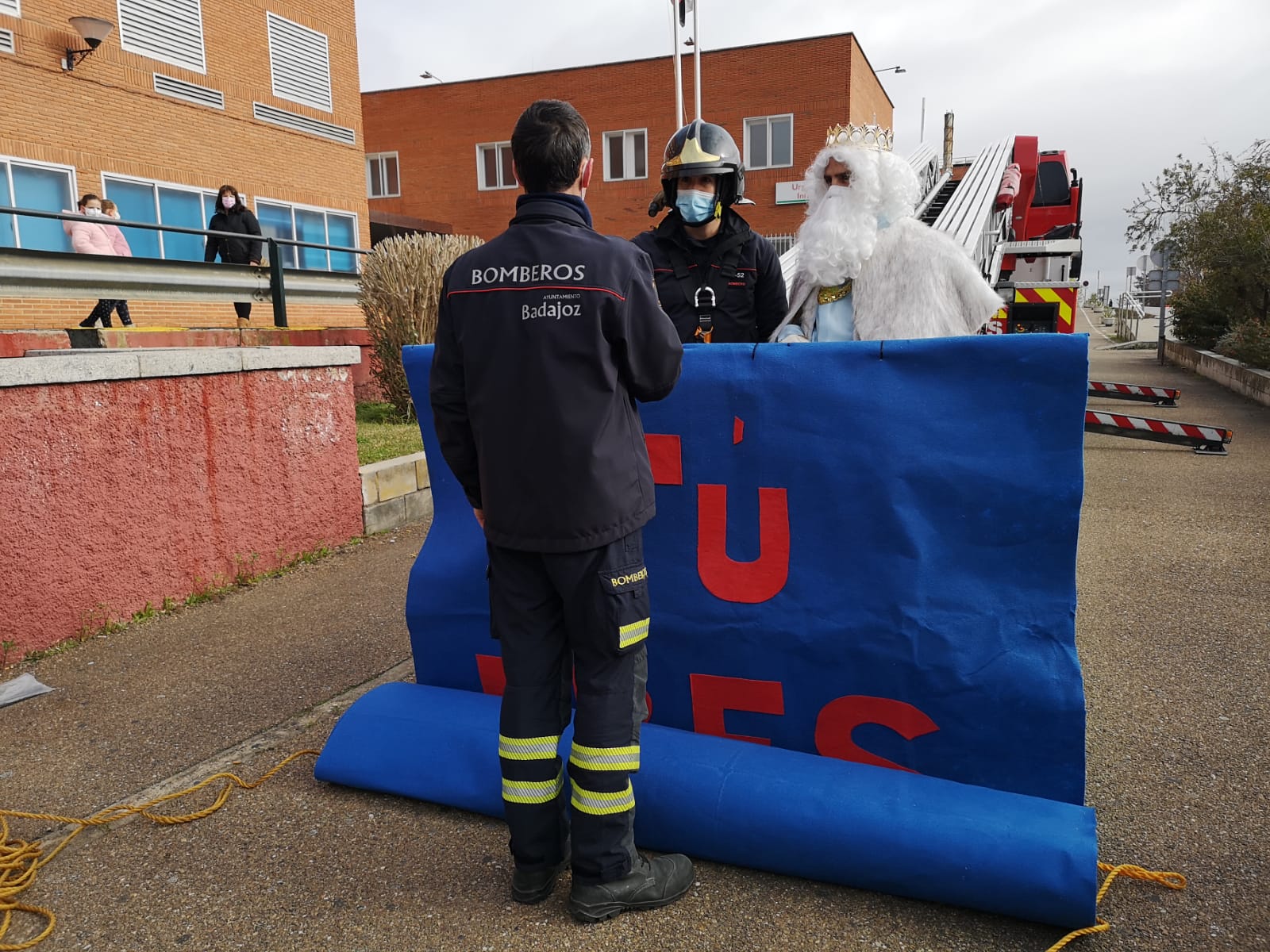 Los bomberos de Badajoz, unos de los impulsores de la iniciativa