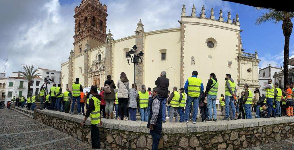 Concentración en Jerez de los Caballeros