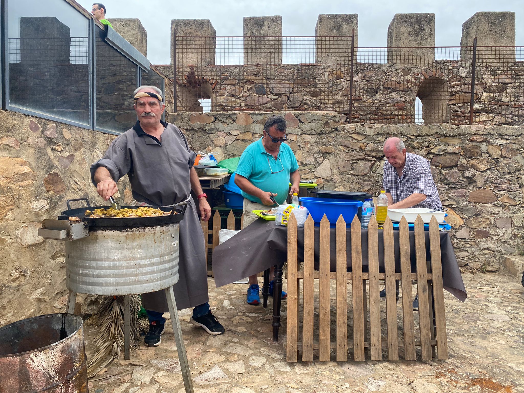 Cocina medieval en el Castillo de Miraflores