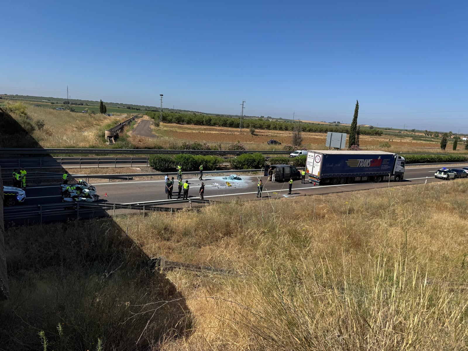 Accidente en la A-5