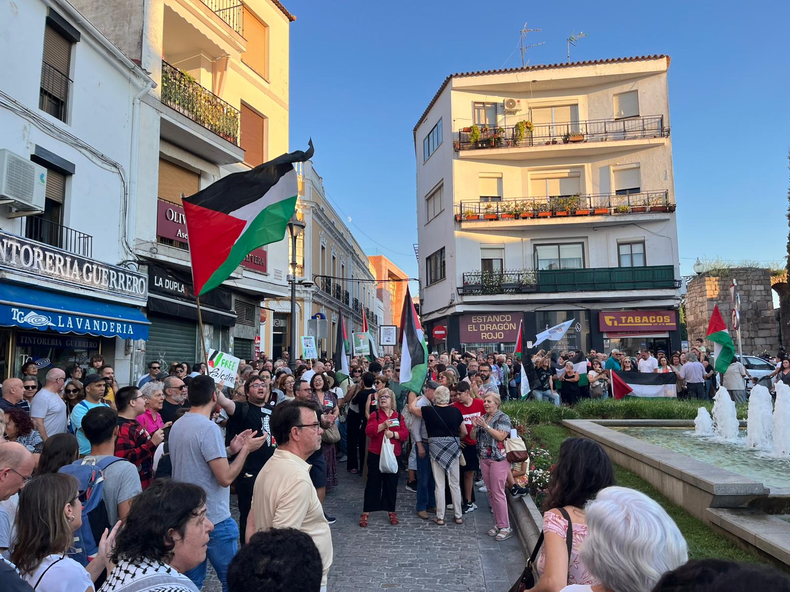 protesta en Mérida por la flotilla