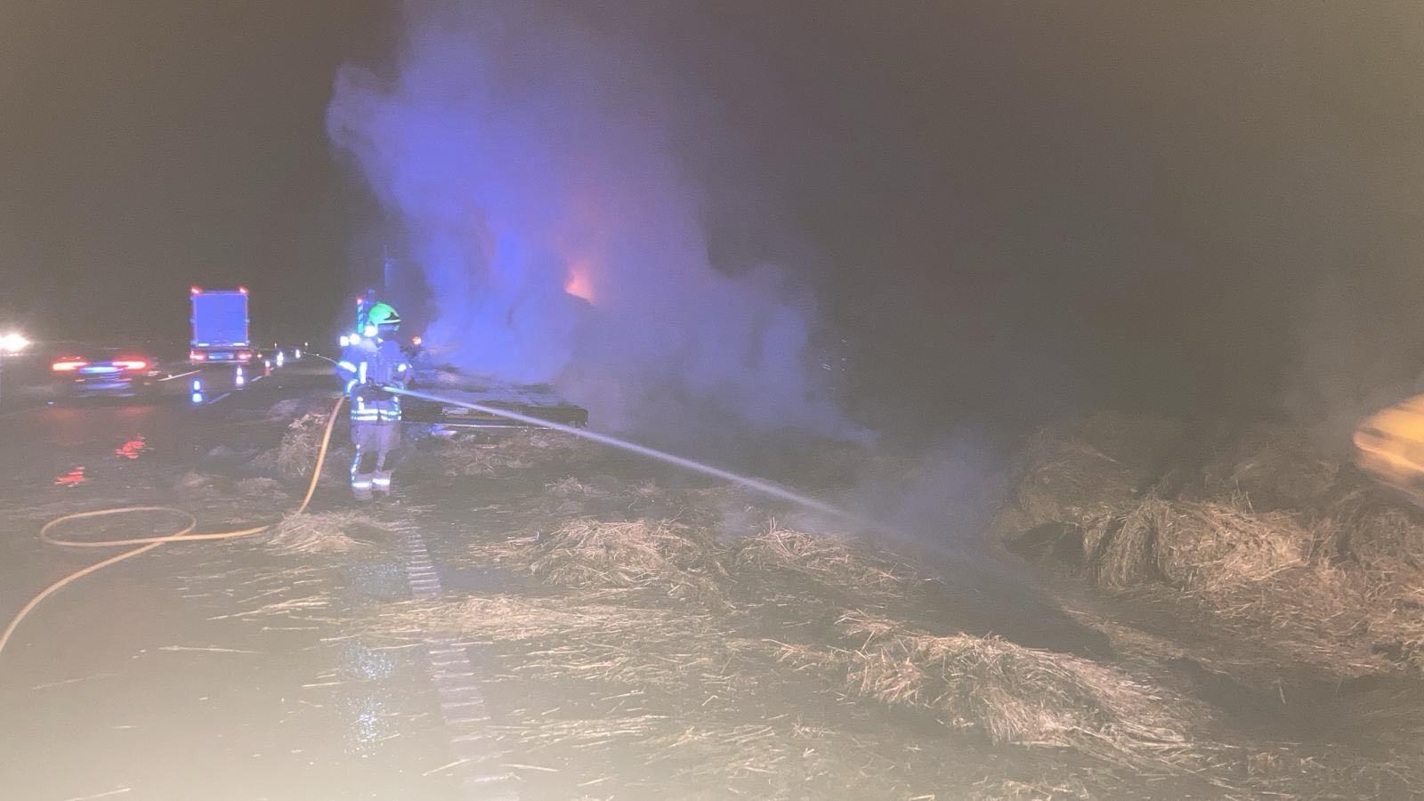 GUARDIA CIVIL INCENDIO AUTOVÍA