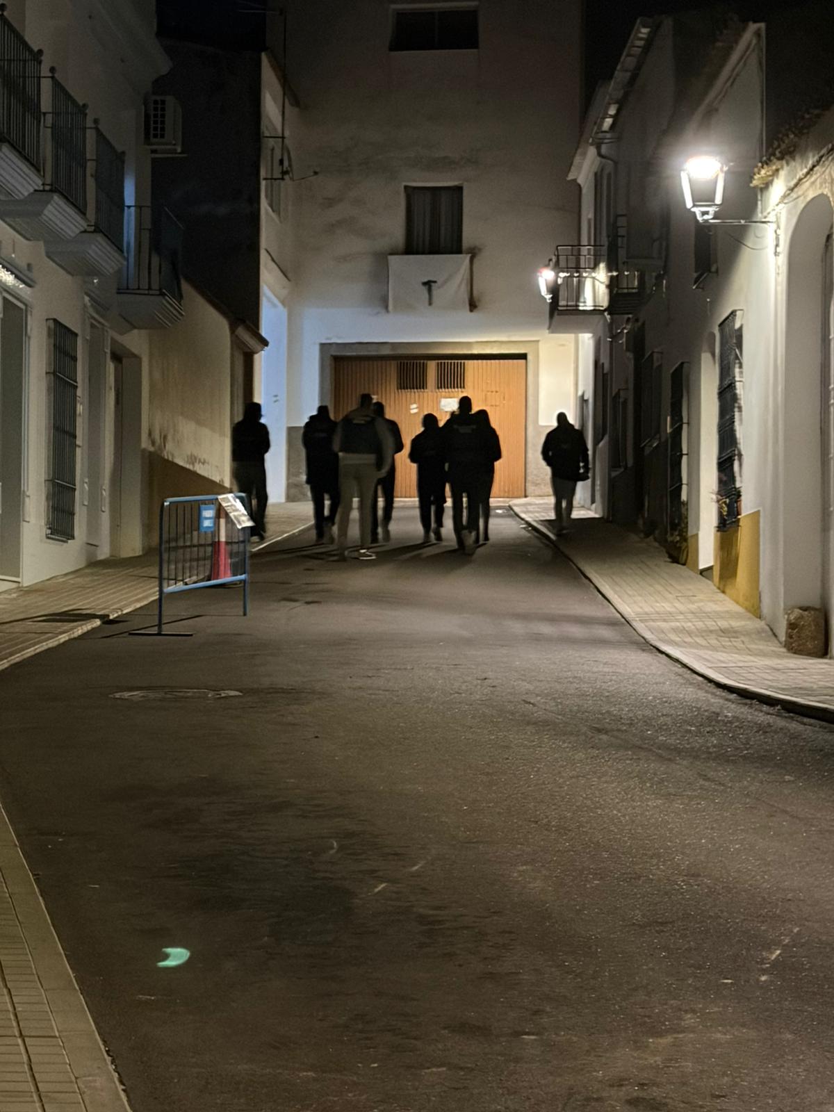 Reconstrucción llevada a cabo esta semana