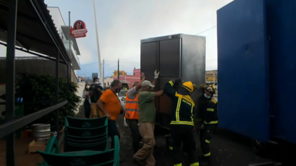 Evacuación en La Palma