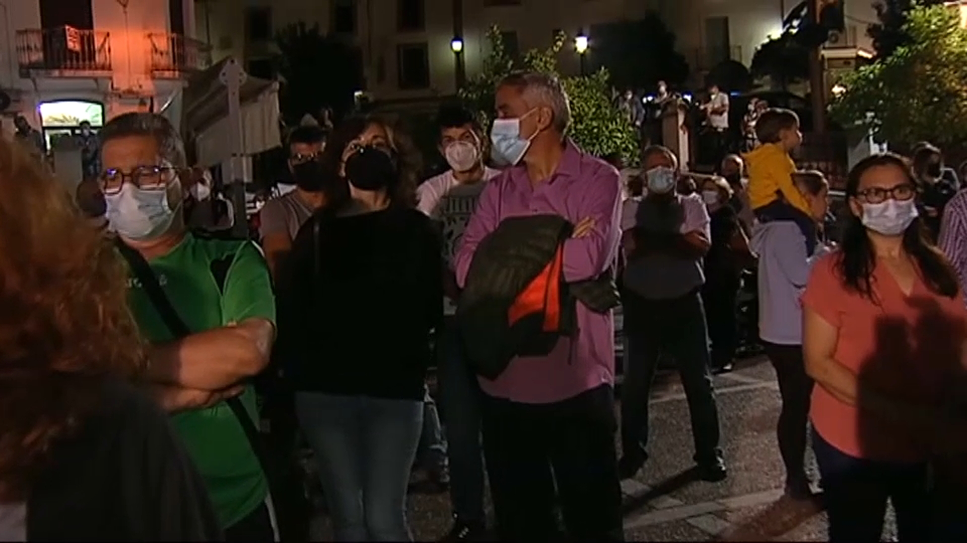 Protesta de los trabajadores del ayuntamiento de Alburquerque