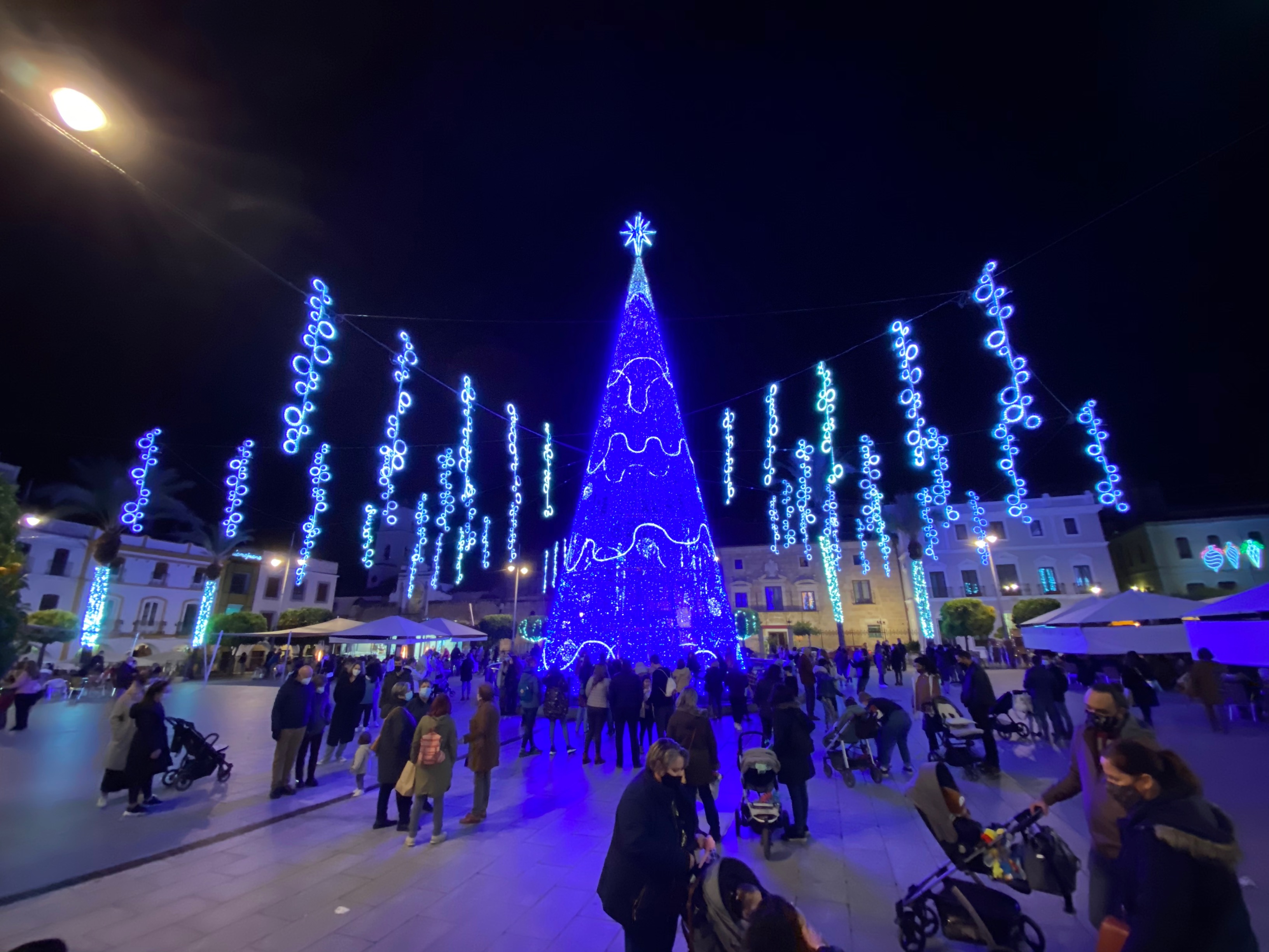 alumbrado de navidad en Mérida