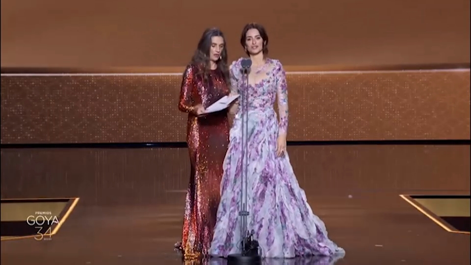 Vestido de Ángela Molina en los Goya 2020