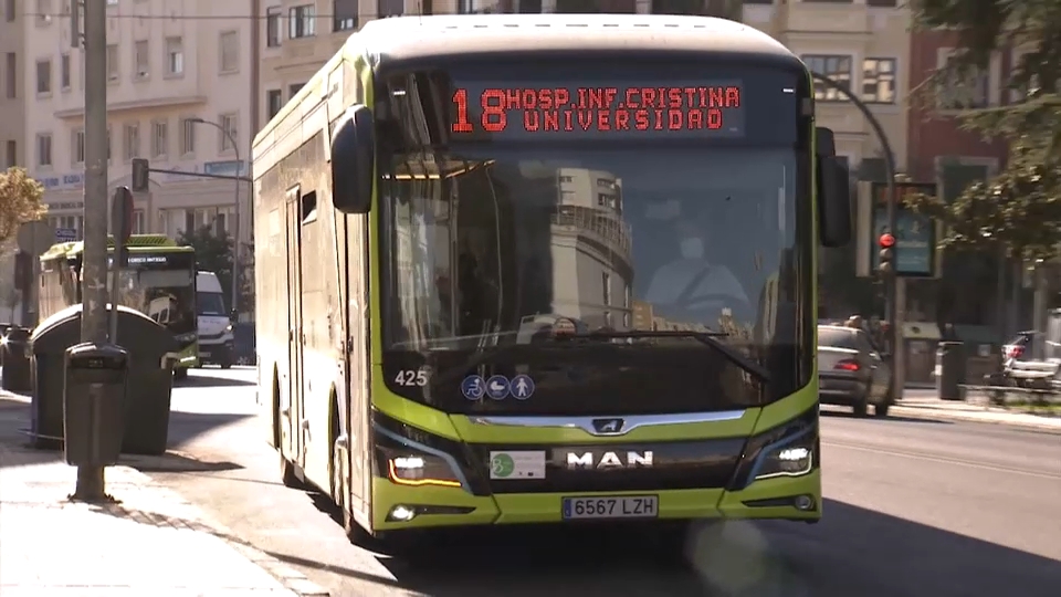 Bus urbano en Extremadura