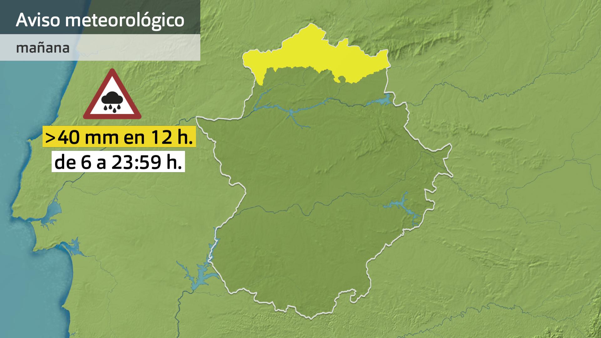 Aviso meteorológico 14 de noviembre