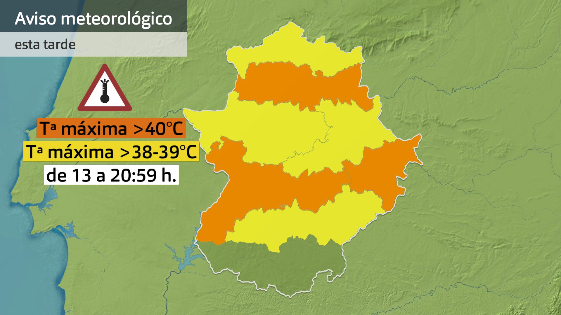 Aviso meteorológico (Aemet) para hoy viernes 4 de julio