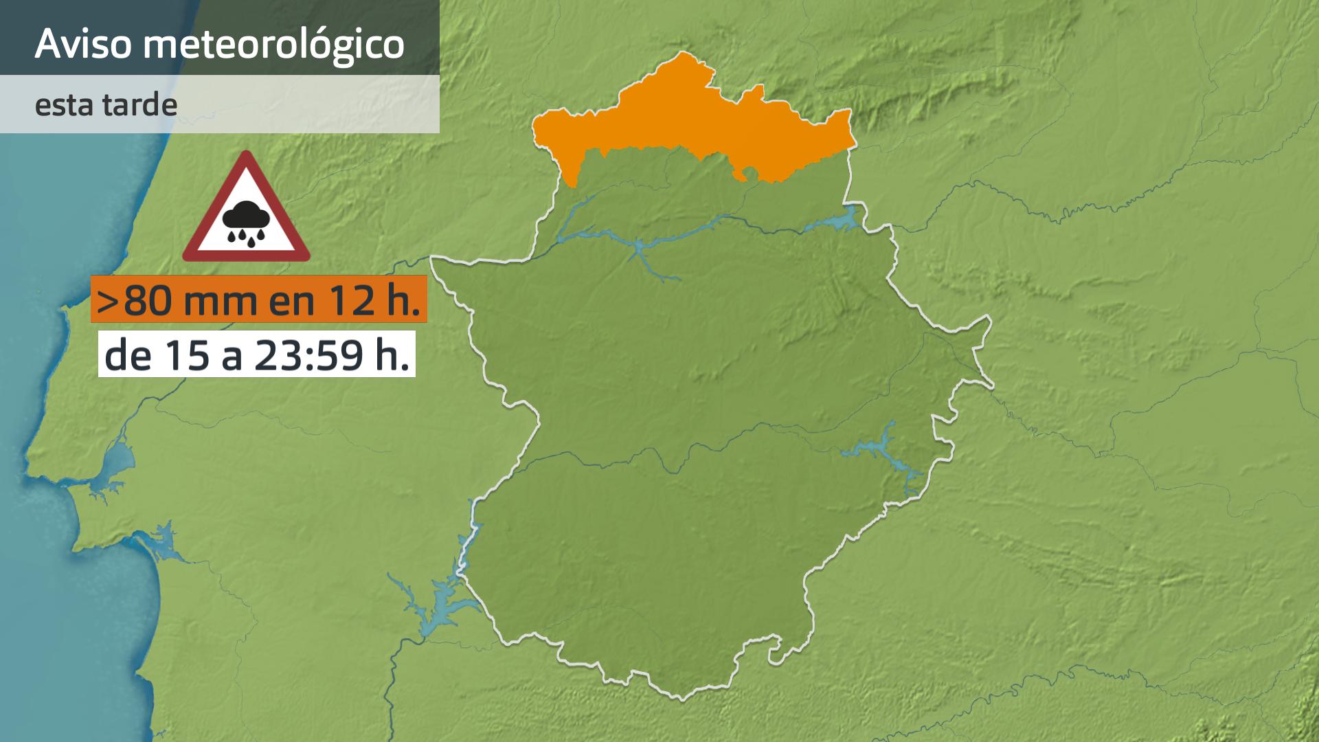 Avisos meteorológicos (Aemet) para hoy lunes 26 de enero
