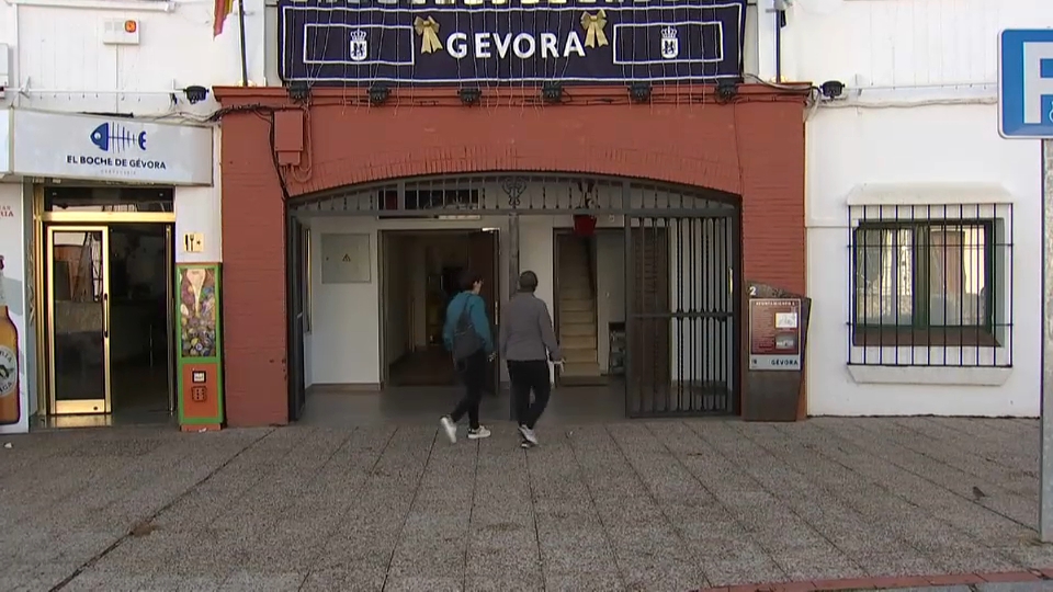 ayuntamiento de Gévora esta mañana