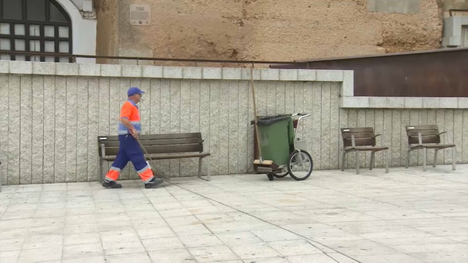 Recogida de basura en Cáceres