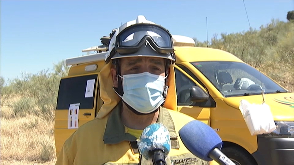 Jesús Pulido, Bombero