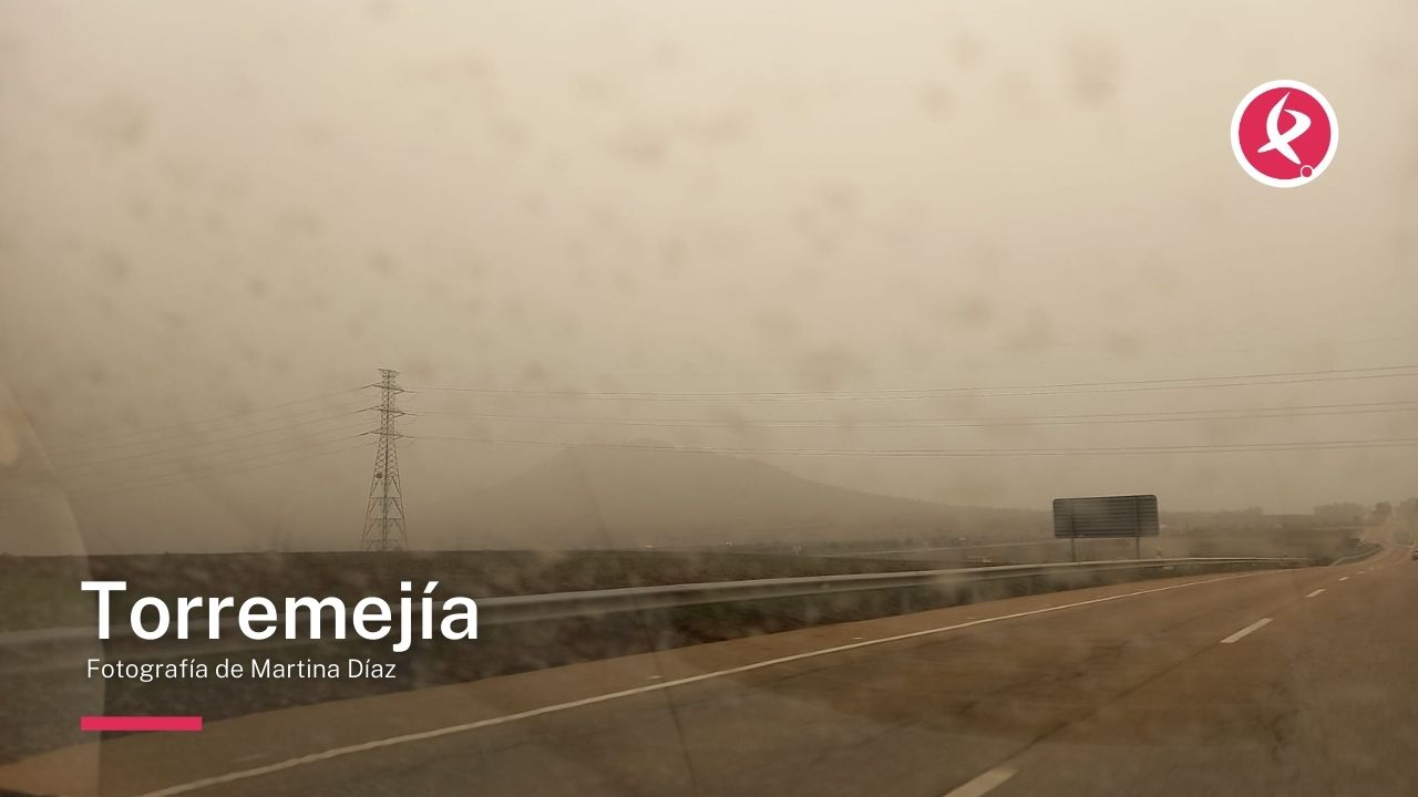 Imágenes de la calima en Extremadura