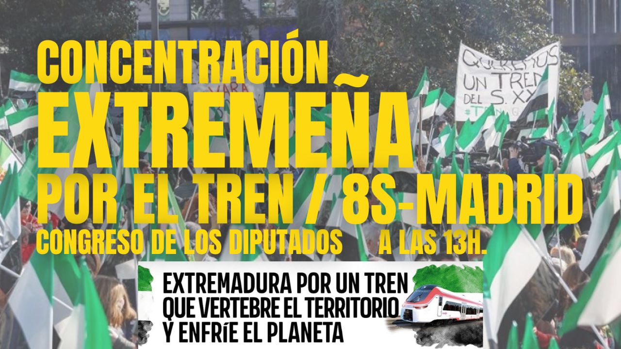 Cartel de la protesta frente al Congreso