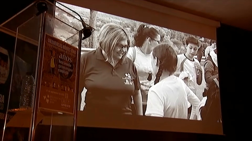 Homenaje a Charo Cordero en el Geoparque