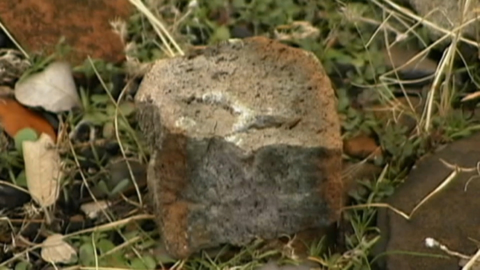 Piedra del volcán de El Gasco