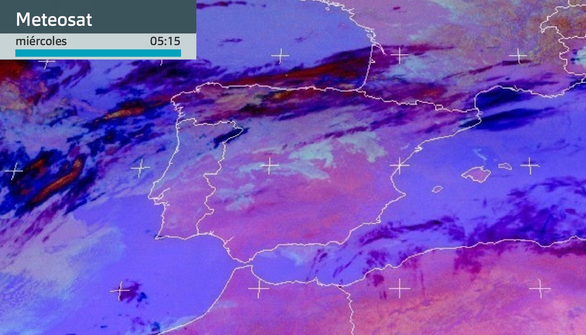 Imagen del Meteosat miércoles 15 de noviembre 5:15 h.