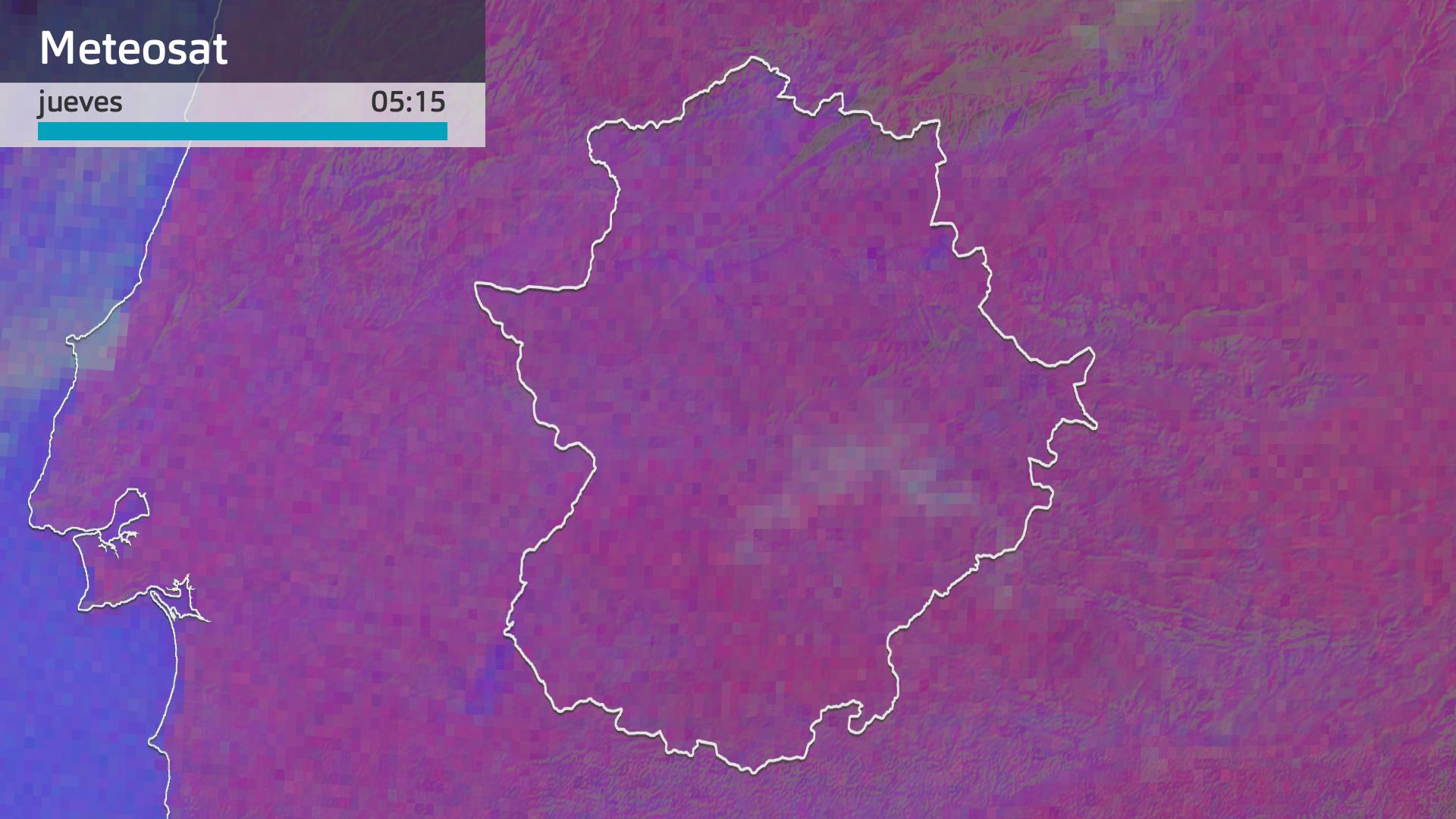 Imagen del Meteosat jueves 21 de diciembre 5:15 h.