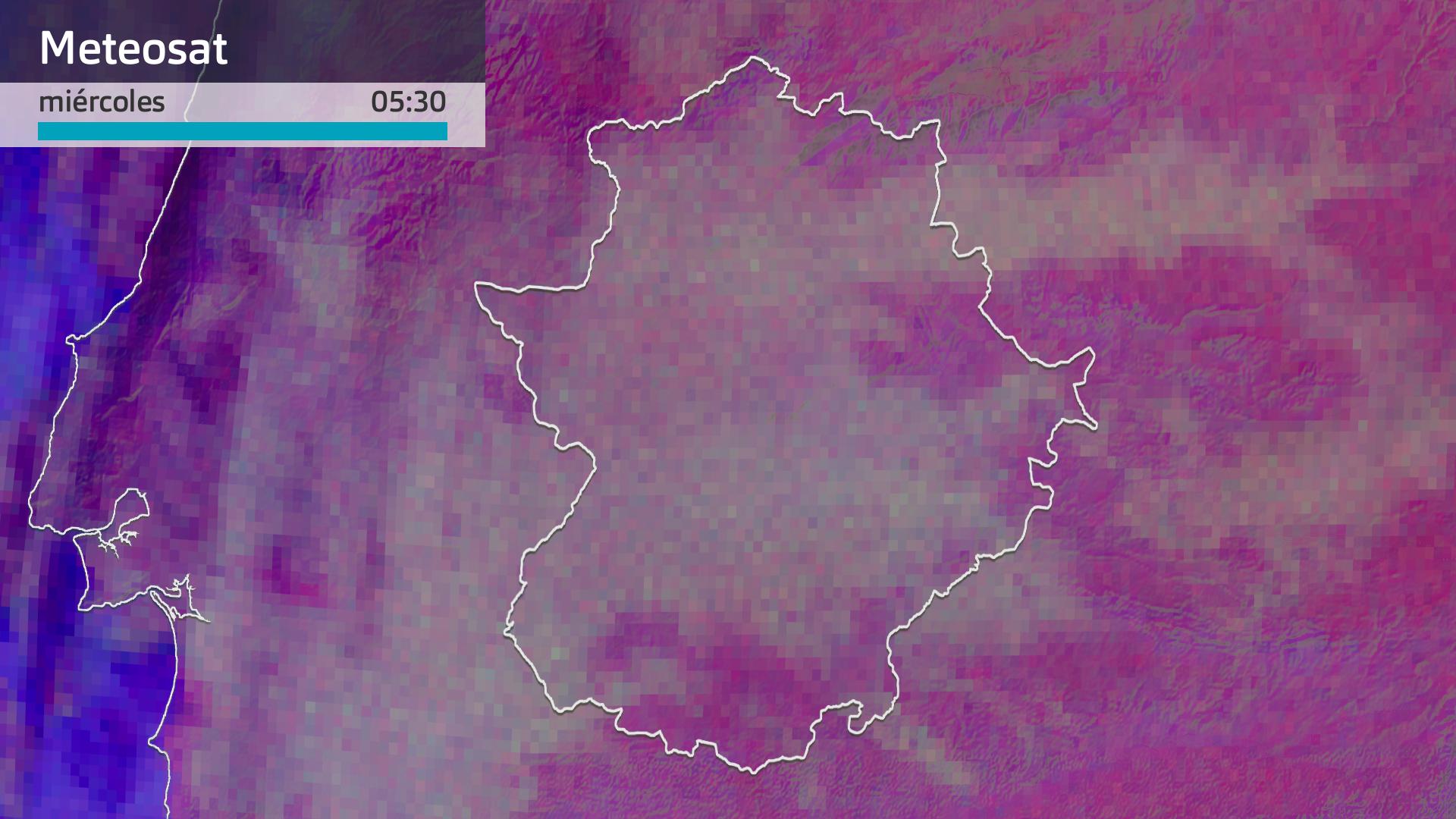 Imagen del Meteosat miércoles 27 de diciembre 5:30 h.