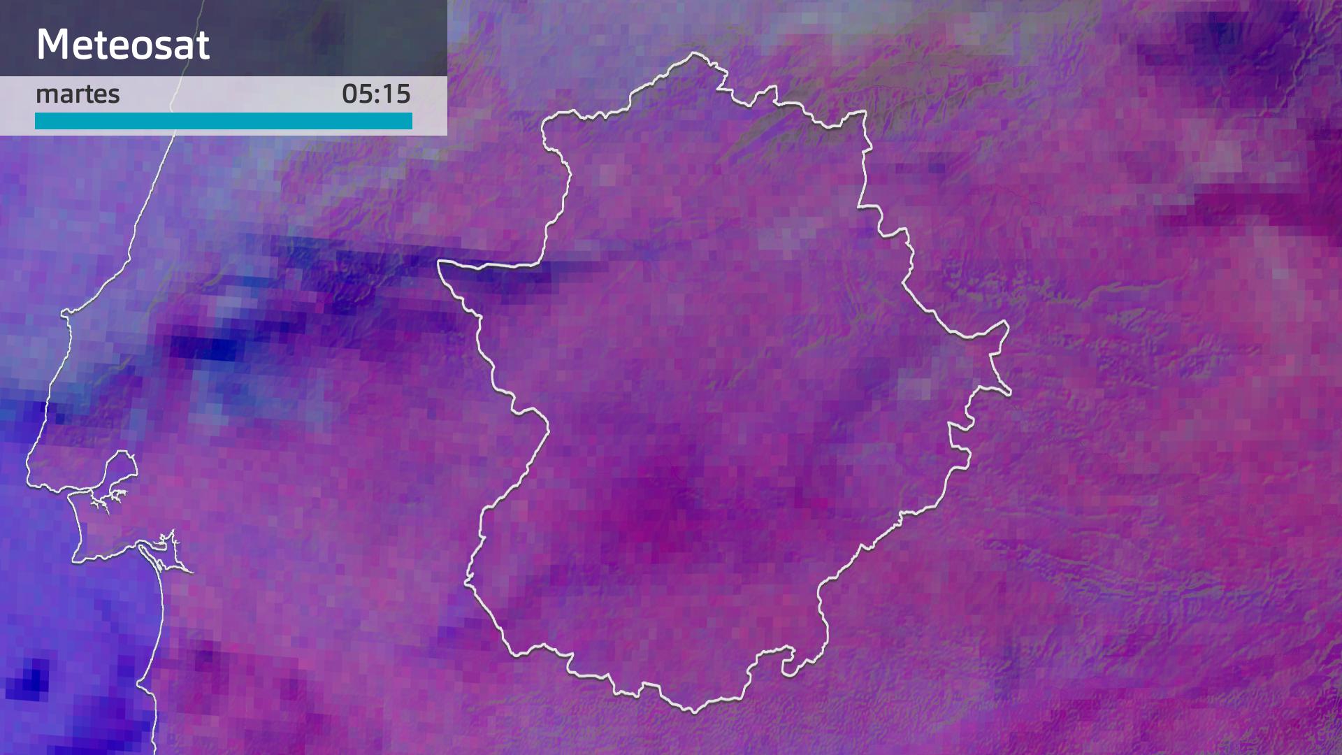 Imagen del Meteosat martes 23 de enero 5:15 h.