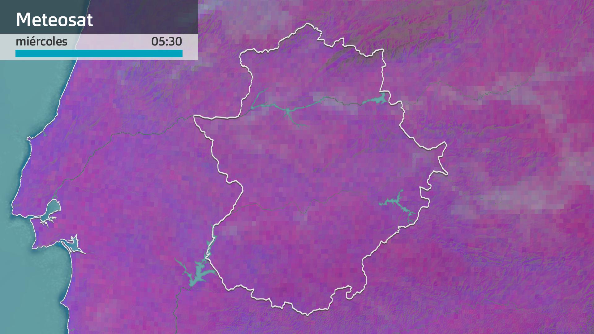 Imagen del Meteosat miércoles 24 de enero 5:30 h.