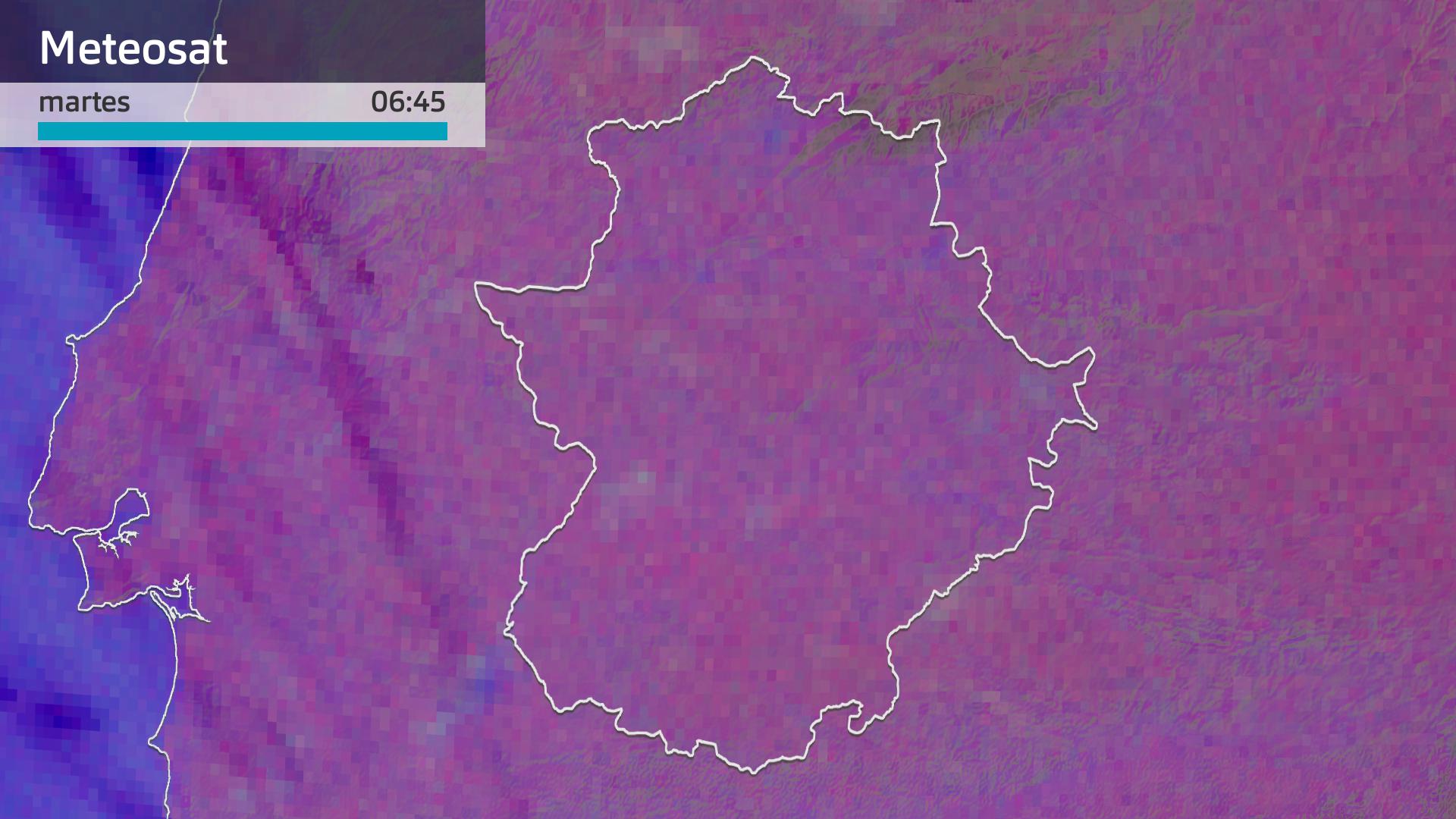 Imagen del Meteosat  martes 12 de marzo 6:45 h.