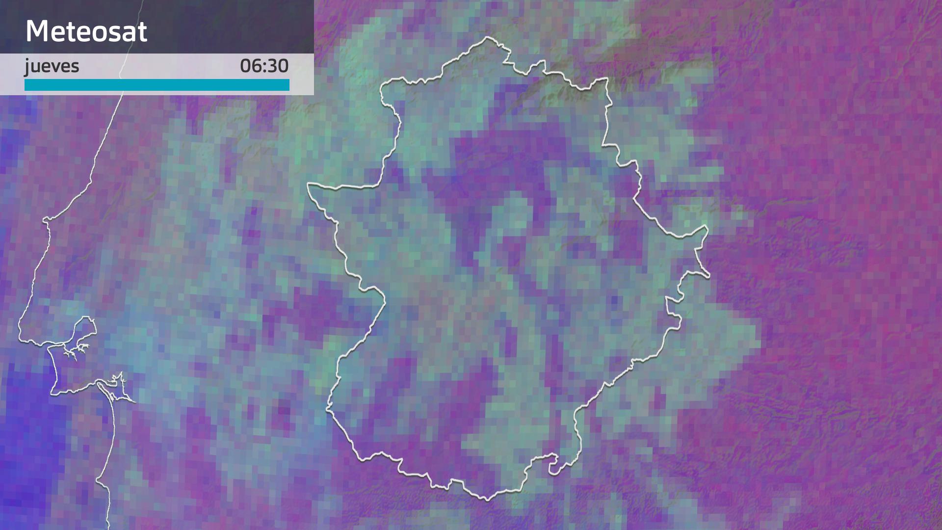 Imagen del Meteosat jueves 14 de marzo 6:30 h.
