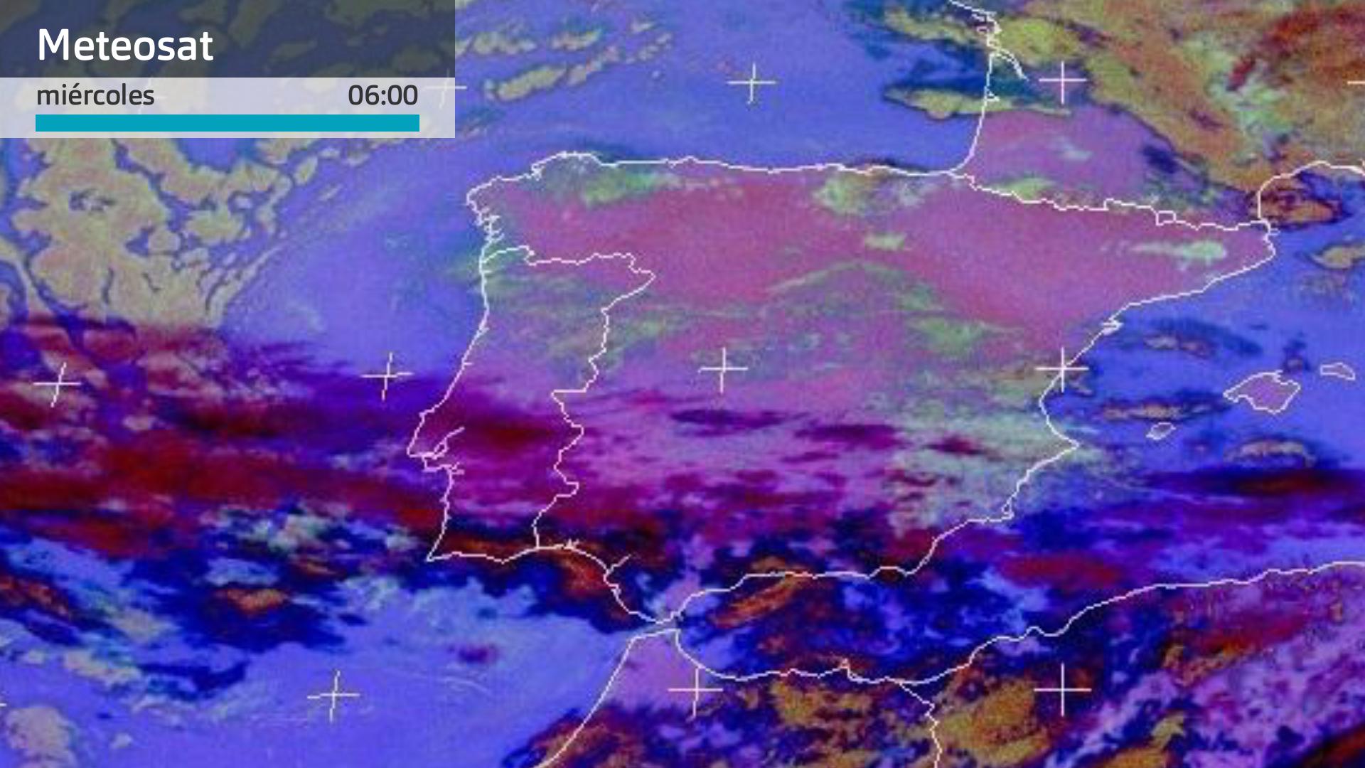Imagen del Meteosat miércoles 7 de mayo 6 h.