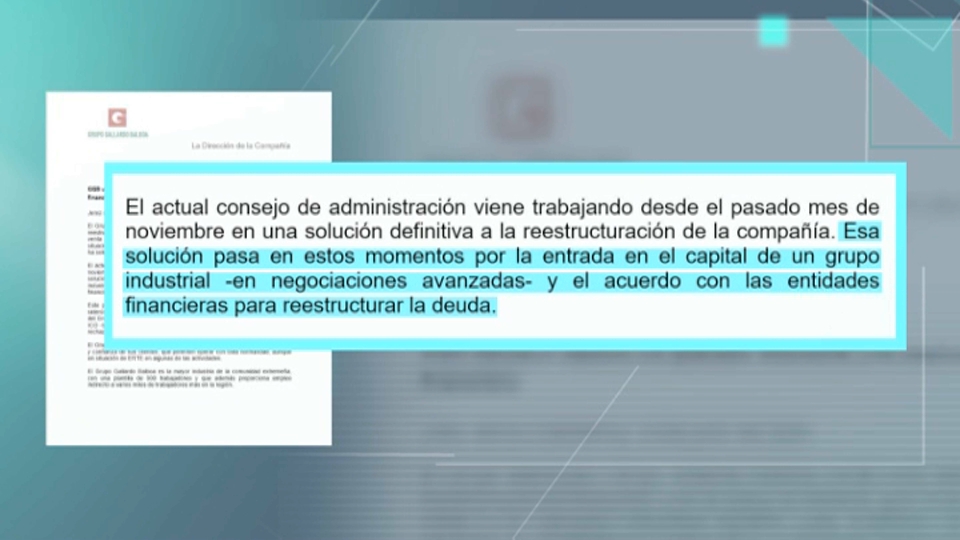 Fragmento del comunicado del Grupo Gallardo