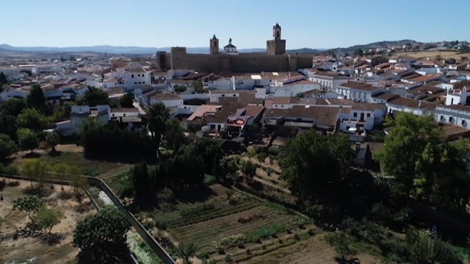 Panorámica de Fregenal de la Sierra (Badajoz)