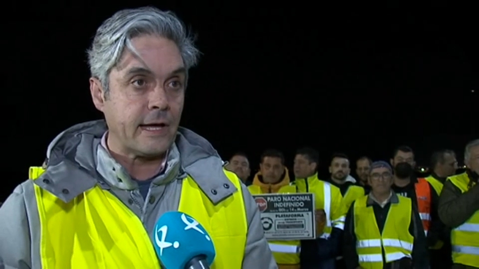 Germán Martínez, plataforma en defensa del sector del transporte por carretera