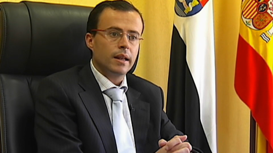 Miguel Ángel Gallardo, en 2008 ya era alcalde de Villanueva de la Serena.