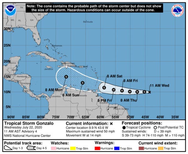 Tormenta tropical Gonzalo