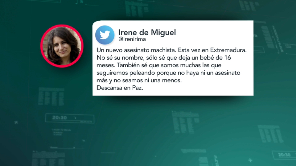 Irene de Miguel ha mostrado su repulsa a través de twitter 