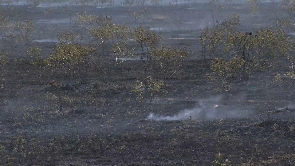 Incendio en Cáceres