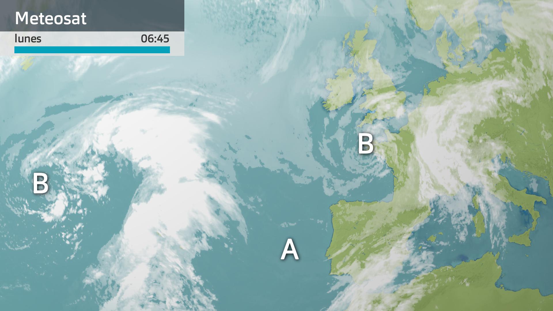 Imagen del Meteosat lunes 6 de mayo 6:45 h.