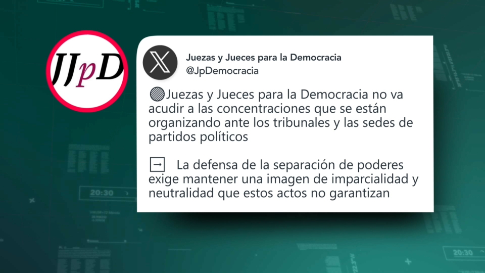 Protestas de jueces extremeños en los palacios de justicia de la región