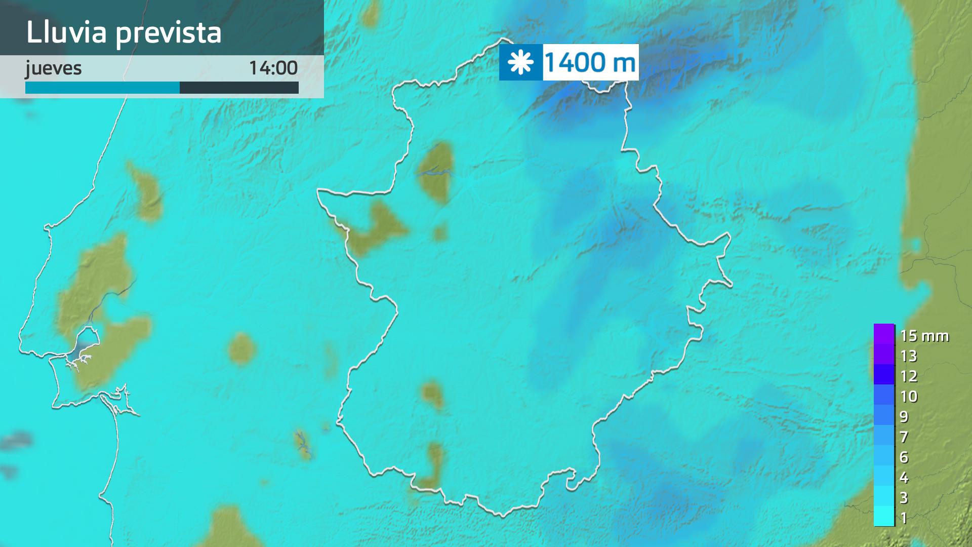 Prevision Extremadura